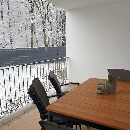 Fewo Winter In Der Villa Waldrand Mit Zwei Balkonen Bad Wunnenberg Exterior photo