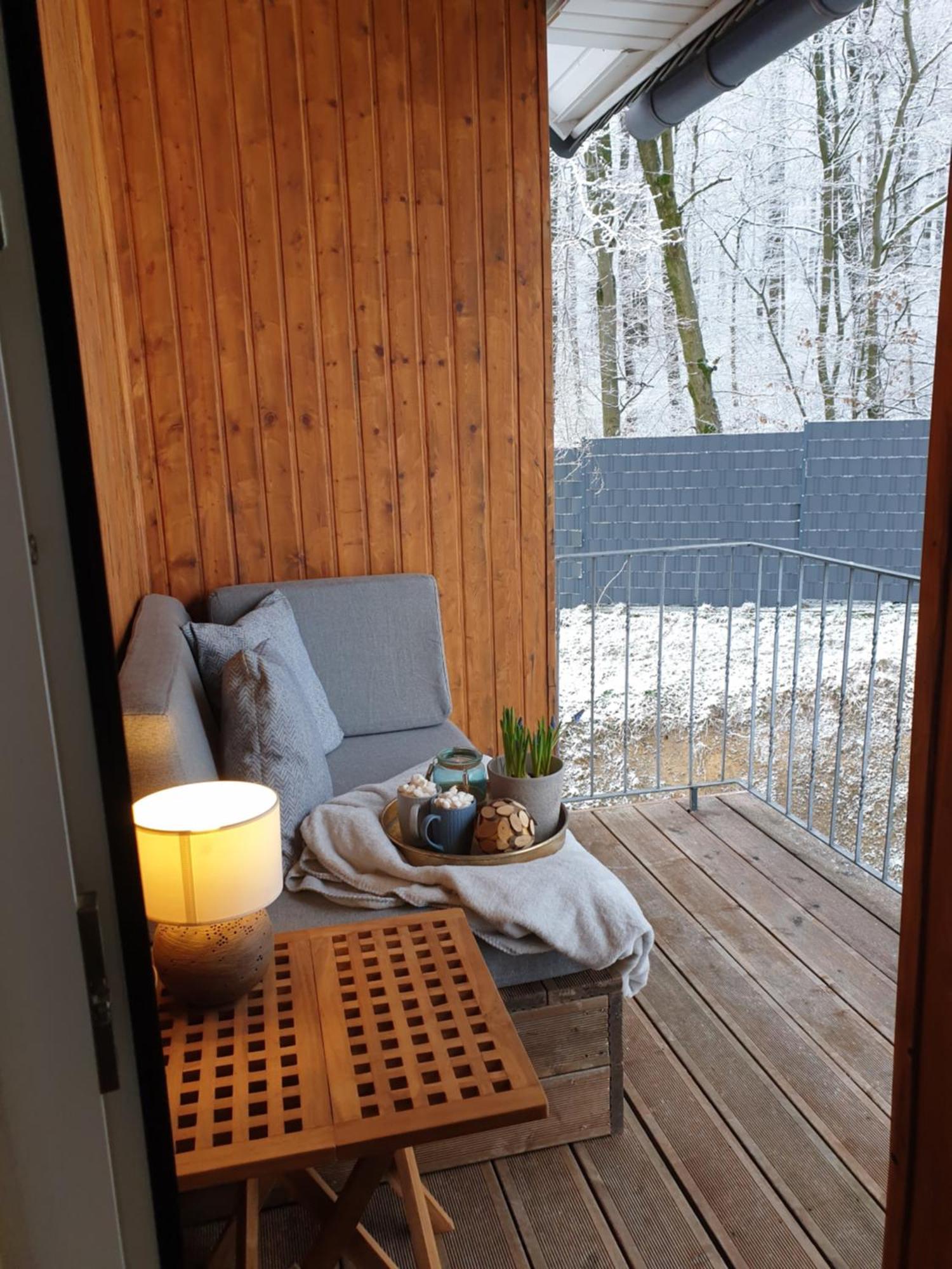 Winter In Der Waldrand Mit Zwei Balkonen * Bad Wünnenberg